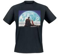 Superman 2025 - Superman Looking At Earth Krypto Cape T-Shirt schwarz in XL
