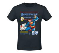 Superman 2025 - Superman Up In The Sky T-Shirt schwarz in L