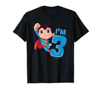 Superman 3rd Birthday Cute I'm 3 T-Shirt