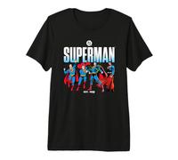 Superman Across the Years Line Up Premium T-Shirt