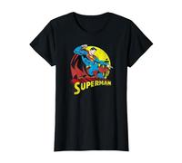 Superman Big Blue T-Shirt, Damen, Schwarz, S