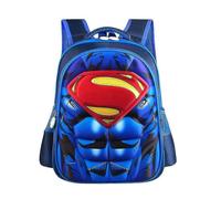 (Superman blau) Batman/Spiderman/Captain America/Superman Kinderrucksack Büchertaschen Rucksack Große