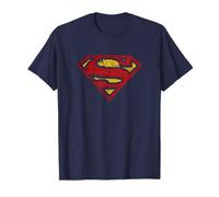 Superman Crackle S Shield T-Shirt
