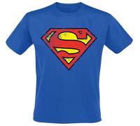 Superman Crest T-Shirt blau in XXL