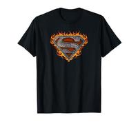 Superman Iron Fire Shield T Shirt T-Shirt