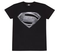 Superman Justice League - Black Logo T-Shirt schwarz in M
