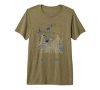 Superman Kinder-Superheld mit Umhang, Daily Planet DC Comic-Trend Premium T-Shirt