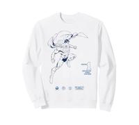 Superman Kinder-Superheld mit Umhang, Daily Planet DC Comic-Trend Sweatshirt
