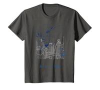 Superman Kinder-Superheld mit Umhang, Daily Planet DC Comic-Trend T-Shirt