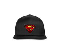 Superman Logo S-Shield Stick Snapback Cap