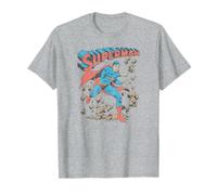Superman Mad at Rocks T Shirt T-Shirt