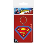 Pyramid International Schlüsselanhänger Superman (DC Comics) Shield Gummi 6,4 cm Rot