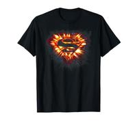 Superman Space Burst Shield T Shirt T-Shirt
