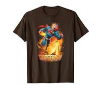 Superman Space Case T-Shirt, Herren, Braun, 3XL