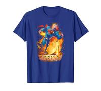 Superman Space Case T-Shirt, Herren, Königsblau, M