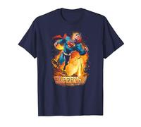 Superman Space Case T-Shirt, Herren, Marineblau, M