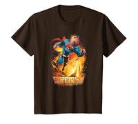 Superman Space Case T-Shirt, Kinder, Braun, 92