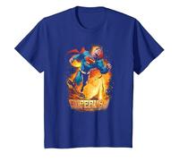 Superman Space Case T-Shirt, Kinder, Königsblau, 116
