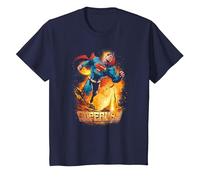 Superman Space Case T-Shirt, Kinder, Marineblau, 92