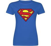Superman Shield Frauen T-Shirt blau M