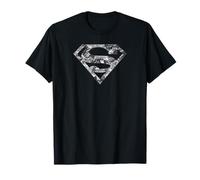 Superman Urban Camo Shield T Shirt T-Shirt
