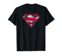 Superman War Torn Shield T Shirt T-Shirt