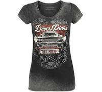 Supernatural Driver Picks The Music Frauen T-Shirt grau S