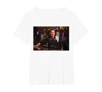Supernatural Gabriel's Bar T-Shirt, Damen Große Größen, Weiß, 5X