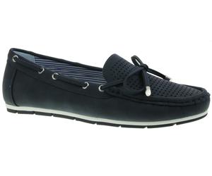 SUPERSOFT Damenschuhe Slipper / Trotteur NAVY NAVY - Gr. - 37