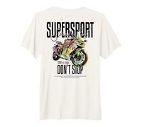 Supersport Bike Rennmotorrad Rennsport Backprint Motorrad Premium T-Shirt