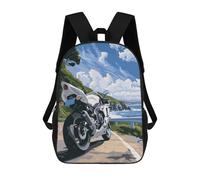 Supersport Motorcycles Schulrucksack Für Mädchen, Wasserabweisend, Lässiger Tagesrucksack, Leichter Rucksack Für Jungen Und Mädchen, Schulrucksack 17inch