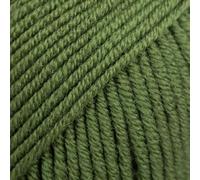 Superwash 100% Merinowolle Garn zum Stricken und Häkeln, 3 oder leicht, DK, Leight Kammgarn, Drops Merino extrafein, 51 g, 115 Meter pro Knäuel (52 grünes Blatt)