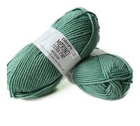 Superwash 100% Merinowolle zum Stricken und Häkeln, 3 oder leicht, DK, leichtes Kammgewicht, Tropfen Merino extrafein, 51 g pro Knäuel, 115 Yards pro Knäuel (31 Forest Green)