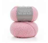 Superwash Baby Merino Garn, 4-fädig, 100 % reine, extra feine Merinowolle, Häkelwolle, 50 g Knäuel, 2 Stück