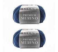 Superwash Baby Merino Garn, 4-fädig, 100 % reine, extra feine Merinowolle, Häkelwolle, 50 g Knäuel, 2 Stück