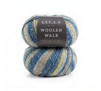 Superwash Sockenwolle zum Stricken, 4-fädig Sockengarn aus 75% reiner Wolle - 25% Polymid, 50g Sockenhandstrickgarn