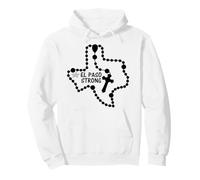 Support Texas 915 Rosary Bead Cross EL Paso Strong Pullover Hoodie