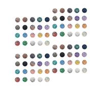 Supvox 100 Stück 12mm Runde Harz Strasssteine mit Flacher Rückseite Glitzernde Schmucksteine zum Basteln von Armbändern und Halsketten Glatte Oberfläche Bunte Farben Zufällige Farbe