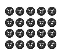 SUPVOX 20 Stück Runde Holzknöpfe mit Vier Löchern für Mäntel und Kleider nicht Verformbar für Selbstgemacht Projekte und Basteln