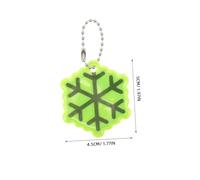 Supvox 50stücke Reflektierender Sicherheits-schneeflocken-charm Leuchtender Schlüsselanhänger Sicherheitsreflektor Für Schlüsselbunde Rucksäcke Im Dunkeln Sichtbar Erhöht Sichtbarkeit Bei