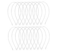 Supvox 50stücke Unbedruckte Edelstahl-haarreifen zum Selbermachen Diy-haarreifen-materialien für Handgefertigte Haarschmuck-zubehör für Damen