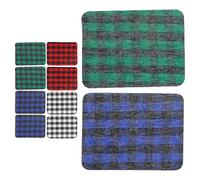 SUPVOX Karierte Aufbügelflicken 12 Stück zum Ausbessern von Hosen Schuhen und Röcken in Verschiedenen Karofarben für Modische Kleidung