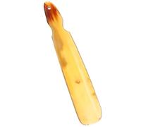 SUPVOX Langer Ergonomischer Schuhanzieher aus Natürlichem Horn Glatte Kanten Wiederverwendbarer Schuhlöffel für Senioren Schwangere und Reisen Langlebiger Schuhhelfer