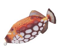 Supvox Multifunktionales Federmäppchen Fischform Stifteetui aus Polyester Geräumige Schreibwarentasche für Schule und Büro Stiftehalter mit Reißverschluss