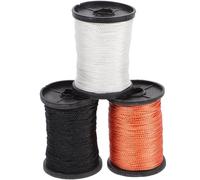 SUPVOX Nylon Nähgarn 3 Rollen 50 Meter Spulen Handnähgarn für Buchbinderei und Lederreparatur Geeignet für Schuhreparatur und Selbstgemacht Bastelprojekte