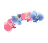 Supvox Orchideenförmige Abnehmbare Zehentrenner Schmuck Clips aus Kunststoff für Sandalen 2 Paare Elegantes Design für Alltag und Urlaub im Sommer