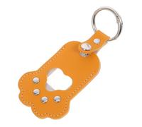 Supvox Pet Hair Memorial Schlüsselanhänger aus Pu-Leder mit Fotohalter Kompakter Hunde Katzenhaarschmuck Tragbarer Erinnerungsanhänger für Haustierhaare Leicht und Alltagstauglich