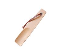 Supvox Schuhlöffel aus Buchenholz 16cm mit Glatten Kanten Ergonomischer Schuhanzieher für Zuhause Langlebiges Schuh Anziehwerkzeug mit Aufhängung