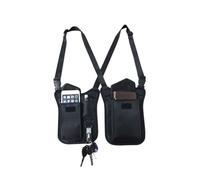 SUPVOX Taktische Nylon Unterarmtasche mit Verstellbarem Schultergurt Anti diebstahl Fächer Versteckte Schultertasche für Männer und Frauen Vielseitig Einsetzbar Schwarz