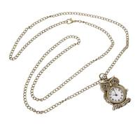 Supvox Vintage Taschenuhr Eule Mechanische Taschenuhr mit Antiker Optik für Damen und Herren Geeignet für Geburtstagsfeiern und Hochzeiten